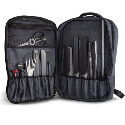 China Attachment Pockets Premium Quality Backpack Chef Knife Bag Culinary Backpack for sale