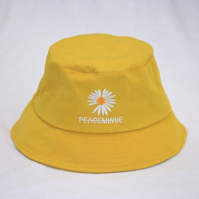 China Custom Image Woman's Orange Fisherman's Hat Bucket Hat for sale