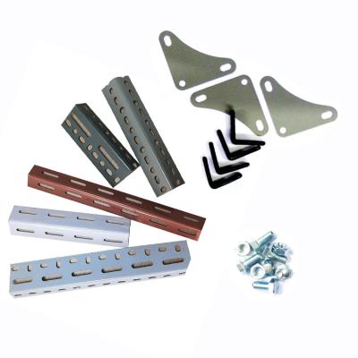 China High Quality Bolts And Nuts Factory Direct Sale Customized Galvanized Stainless Steel Hex Bolt And Corner Plate For Angle Steel Shelf for sale