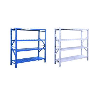 China Corrosion Protection Industrial Warehouse Storage Boltless Racking Shelving Systems for sale