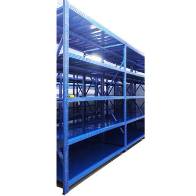 China Customized Double Sided 4 Shelves Metal Shelving Shelf Stacking Racks Commercial Industrial Shelf Rack for sale