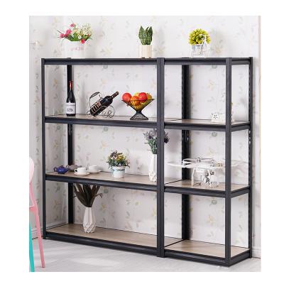 China Corrosion Protection OEM Customized Powder Coating 5 Shelves Boltless Steel Z-Beam Shelving Unit for sale