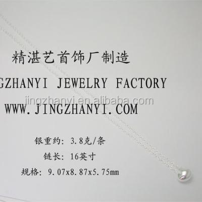 China Accept Customer OEM Customization 925 Necklace Customization 925 Sterling Silver Necklace Pendant Customization for sale