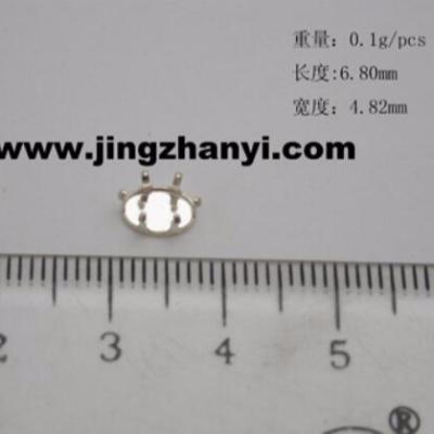 China Jingzhanyi jewelry factory design and manufacture of 925 sterling silver gemstone earrings diamond earrings jewelry accept jewelry accessories customization for sale