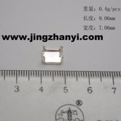 China Jingzhanyi Jewelry Factory Design and Manufacture Gemstone Stud Earrings Sterling Silver Jewelry Stud Earrings Accept Jewelry Accessories Customization for sale