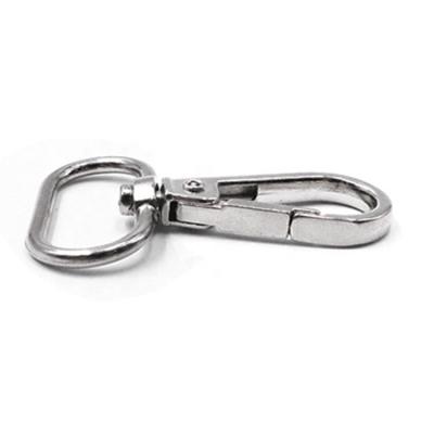 China Eco-friendly Quick Release Shackle Snap Bolt D Form Single Screw Hook Clasp End Bolt Snaps for sale