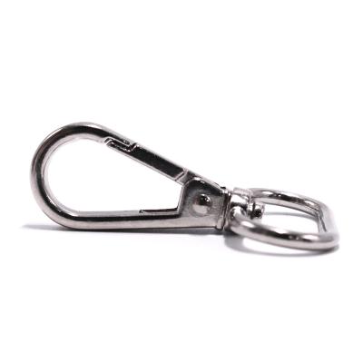 China Eco-friendly 316 Stainless Steel Swivel Mini Dog Buckle Spring Clip Bolt Eco-friendly Ordinary Snap Hook for sale