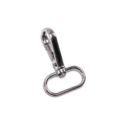 China Eco - Friendly Snap Claw Bag Parts Accessories Cargo D Type Spring Hook for sale