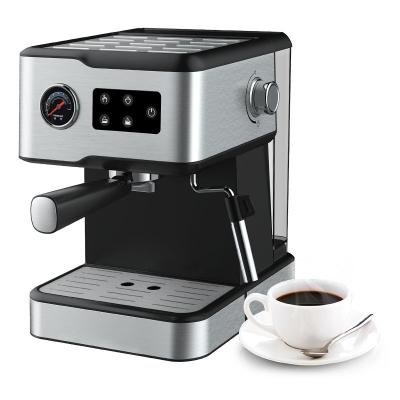 China Wholesale Household Ouguanxuan OEM Smart Electric 15 Bar Stainless Steel Coffee Machine For Home Commercial Use Espresso Coffee Machine for sale