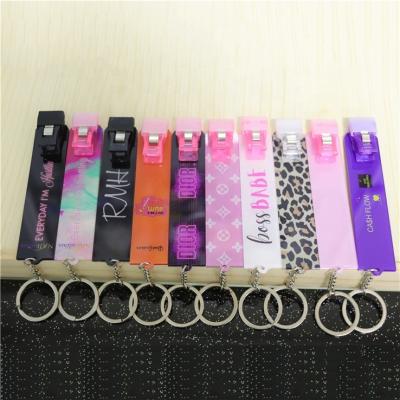 China Other Acrylic Material Wholesale Logo Printed Card Puller Custom Your Own Pullers For Long Nails for sale