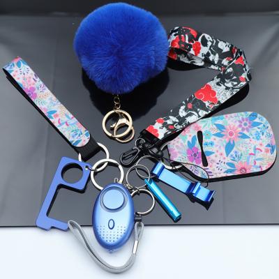 China Self Defense Key Chain Manufacturer Wholesale Color Customizable Self Defense Plastic Verified Key Chain Pack for sale