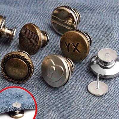 China Viable Verified Wholesale Brass Material Pin Manufacturer Button Pins For Jeans for sale