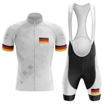 China OEM Manufacturer Pro Team Bicycle Bike Men Wear Breathable Bib Shorts Set Custom Cycling Clothing Tank Top for sale