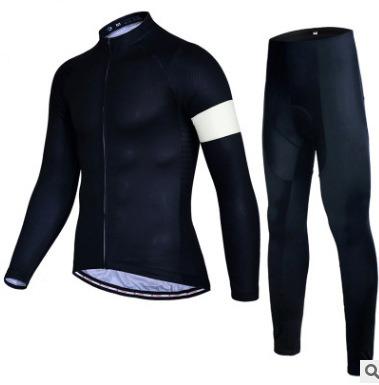 China 2021 Winter Breathable Long Sleeve Cycling Jersey Sets Tank Top And Pants Wear Bicycle Riding Cycling Suit for sale