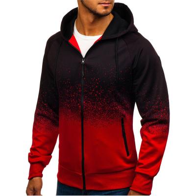 China new style 100% breathable Anti-wrinkle nylon or polyester striped stitching hoodie men's pullover sweater for shop for sale