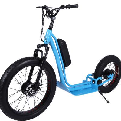 China Electric scooter 20 inch 500w motor kick scooter unisex foldable electric tire fat tire with CE certificate for sale