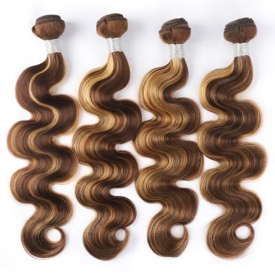 China Wholesale Body Wave 3 Tone Colors Ombre Hair Extension, Full Cuticle Aligned Virgin Brazilian Body Wave Hair Bundles for sale