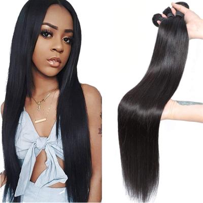 China Wholesale remy silky straight wave hair extension bundles with closure packaging brazilian straight virgin hair best bundle sellers for sale