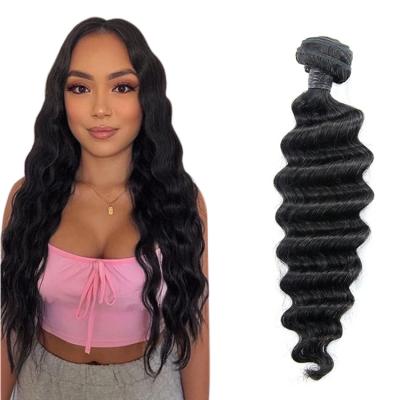 China No Tangle Perfect Loose Deep Wave Hair Bundles With Closure 100% Mink Hair Extension Brazilian Virgin Hair Weave for sale