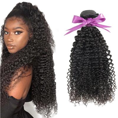 China Real curly hair extension cuticle top sellers brazilian human raw virgin hair curly aligned remy curly hair weave bundles for sale