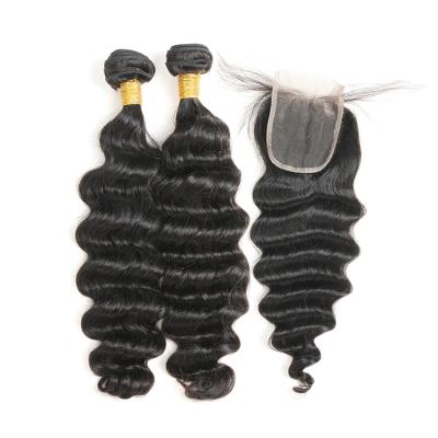 China LOOSE WAVE DEEP WAVE Elastic Band Gold Indian Hair Bundle Loose Deep Cuticle Virgin Wholesale Cuticle Aligned Hair Vendors for sale