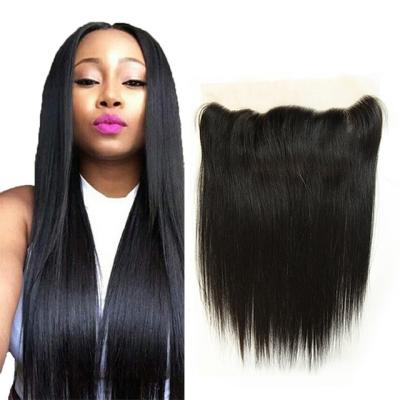 China 100 Grade Silky Straight 10A Virgin Malaysian Straight Hair Weave , Malaysian Mink Hair Bundles With 13x4 Lace Headband for sale