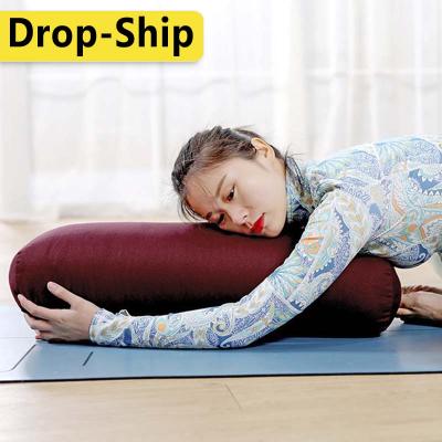 China USA France Cotton Yoga Bolster Pillow Rectangle Support Chusions YP-R1 Dropship for sale