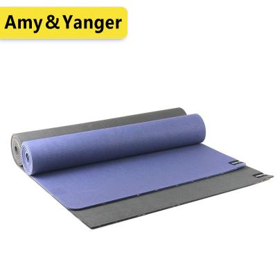 China Natural Rubber BSCI Factory Anti-Slip Natural Rubber Hot Yoga Mat for sale