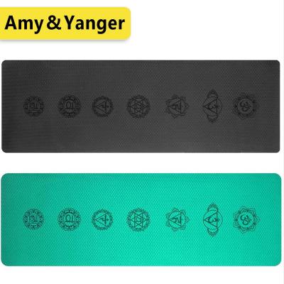 China Custom Print Anti Slip Tape Yoga Tape Eco Friendly Mat With Logo Waterproof for sale