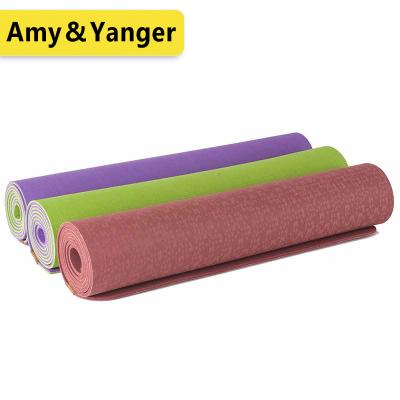 China High quality and factory raw BSCI natural rubber yoga mat, wholesale 5mm yoga mat for sale