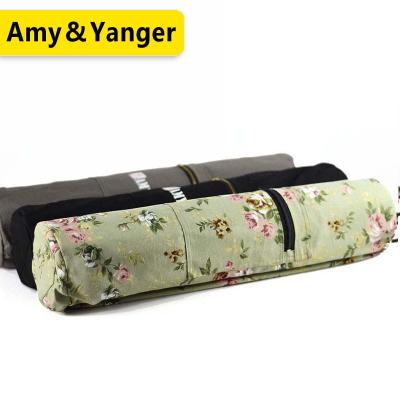 China High Quality Canva Fabric BSCI Factory Canvas Yoga Mat Carry Bag With Air Holes for sale