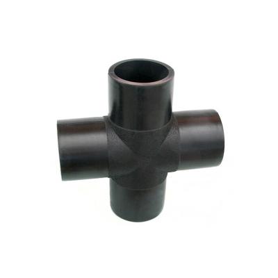 China HDPE Equal Tee Cross Fittings Socket Weld Equal Tee Cross for sale