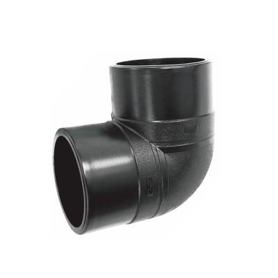 China HDPE HDPE Pipe Butt Fusion Bend 90 Degree Elbow Pipe Fittings 90 Degree Elbow for sale