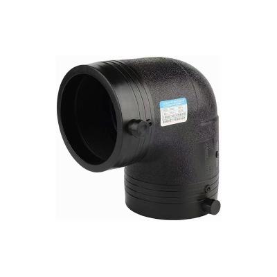 China HDPE Plastic Pipe Electrofusion Black Elbow And Pipe Fittings for sale