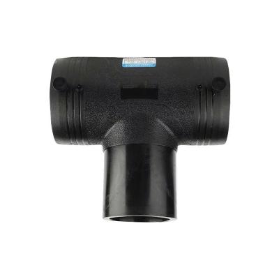 China HDPE Plug Fusion Plastic Water Pipe Fitting Equal Quality Female Thread Reliable Tee for sale