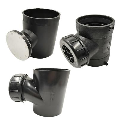 China 2021 HDPE factory manufacture various pipe plastic plumbing fitting for sale