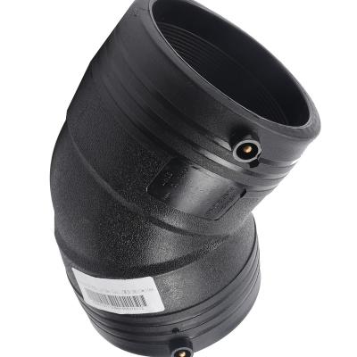 China HDPE Manufacturing High Temperature Resistant Professional Black Joint Pipe Fitting for sale