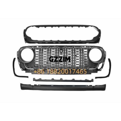 China High Quality Plastic Car Front Grille Bumper Grille Used For Jeep Wrangler 2024 for sale