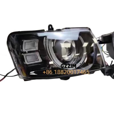 China ABS Plastic Led Car Headlights Voorlicht voor Nissan Patrol Y61 2014 Te koop