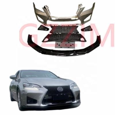 China Lexus LX GS Upgrade To Aimgain Plastic Front Bumper Grille Low Spoiler Lip Body Kits for sale