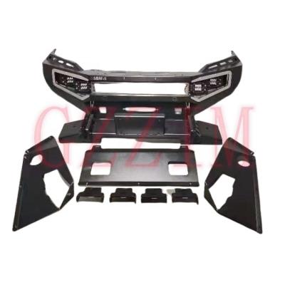 China Mitsubishi L200 2021 Customized Auto Parts Stainless Black Front Bumper Bodykit for sale