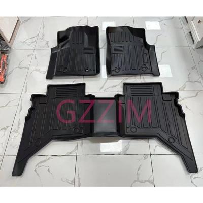 China Interior Custom Car Floor Mats Vehicle Floor Mats For Hilux Revo 2016 for sale