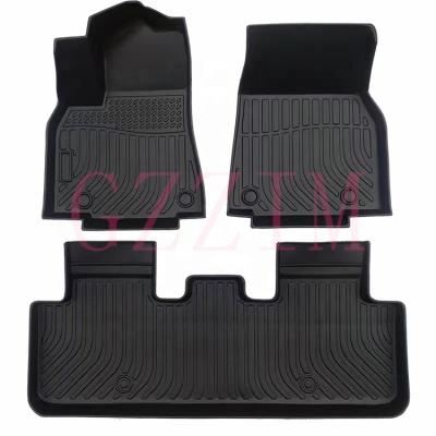 China Model Y 2020-2022 All-Weather Car Parts Floor Mats Foot Pad Easy To Clean And Maintain for sale