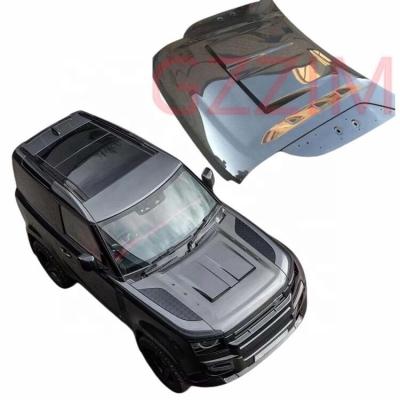 China Defender 2022 Carbon Fiber Engine Cover Carbon Fiber Car Parts for sale