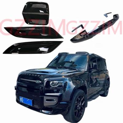 China Land Rover Defender 2022 Car Front Bumper Fender Hood Bumper Lip Parts for sale