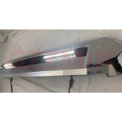 China Toyota Tundra 2014 ABS Front Bumper With Light Grille In Chromed Finish for sale