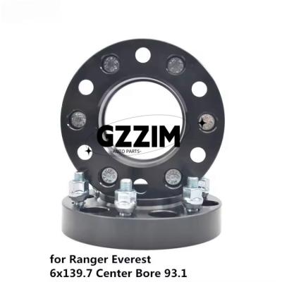 China Ford Wheel Parts Ranger Everest 6 Lug Wheel Spacers 6x139.7 Center Bore 93.1 Hub Centric Spacers for sale