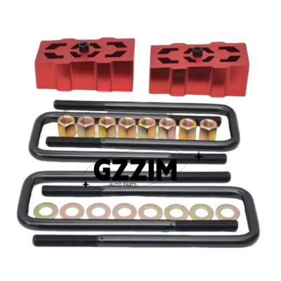 China Nissan Navara D40 2005-2015 50mm Rear Suspension Aluminium Tapered Face Lift Block Kit for sale