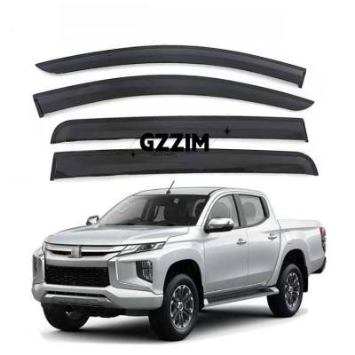 China Car Exterior Accessaries Window Visors For Mitsubishi L200 Triton 2016-2022 for sale