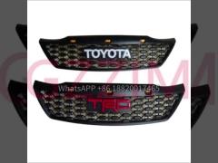 ABS Plastic Black Front Bumper Grille Fortuner 2012 Auto Grille With Letter